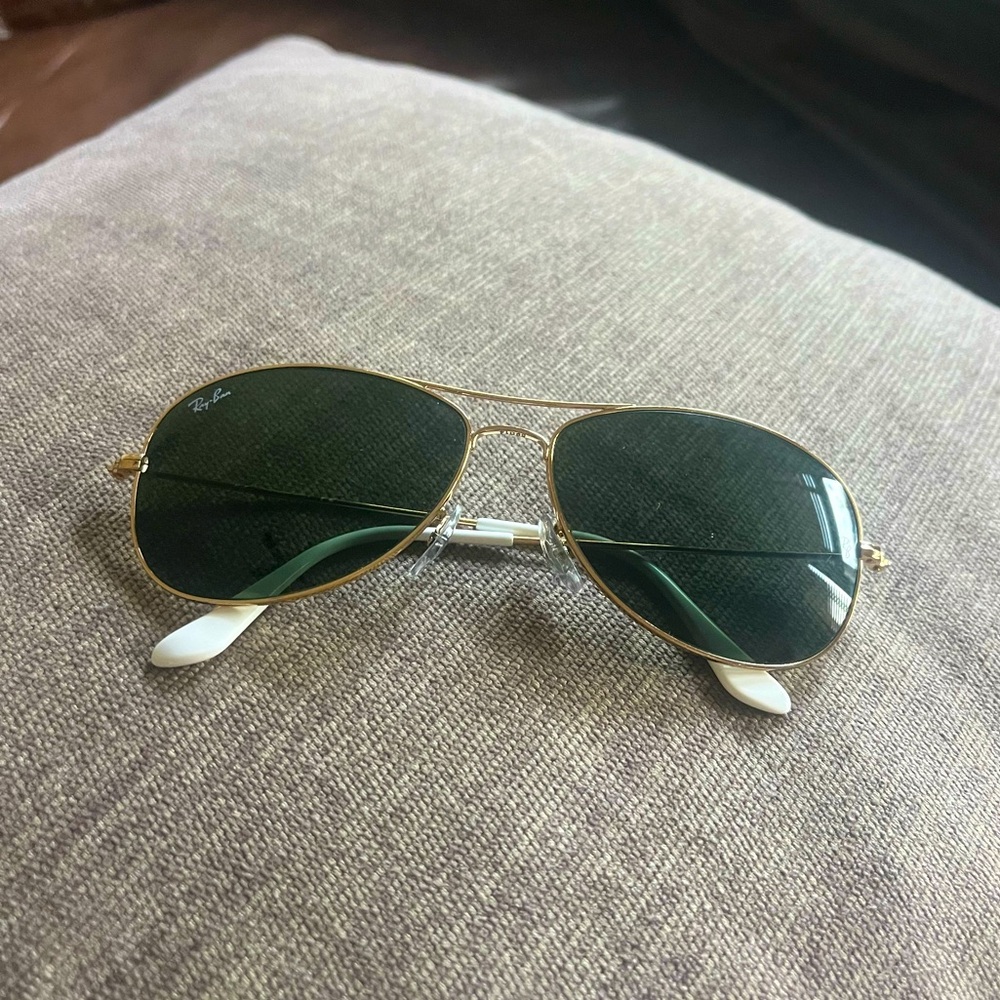 Ray bans sunglasses gold frame